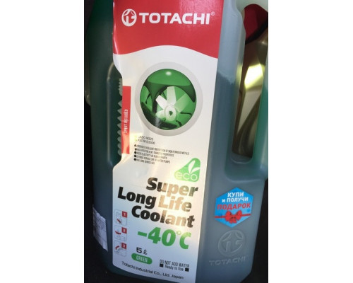 41605 TOTACHI Антифриз Готовый -40C Зеленый 5 Литров Super LLC Green