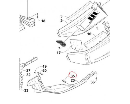 4606-926 Фиксатор Для Arctic Cat