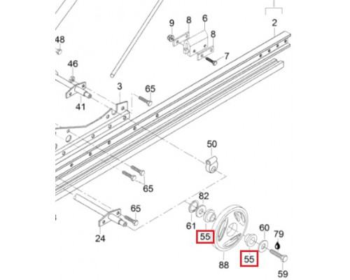 503189534 Втулка Задней Подвески Для Ski Doo 414888400, 415112700