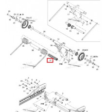 503191344 Ось Задней Подвески Для Ski Doo