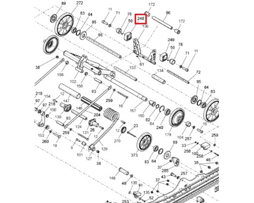 503192300 Блок Регулировки Правый Для Ski Doo