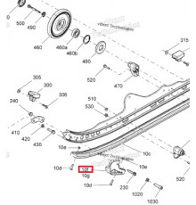 503192609 Башмак Полоза Гусеницы Левый Для Ski Doo