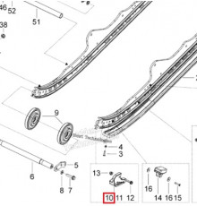 503192610 Башмак Полоза Гусеницы Правый Для Ski Doo