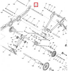 503193332 Вал Задней Подвески Для Ski Doo