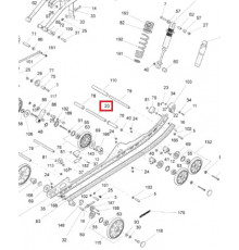 503193435 Вал Задней Подвески Для Ski Doo