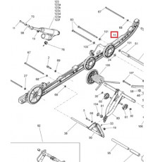 503193828 Полоз Гусеницы Черный 154 Дюйма Для Ski Doo