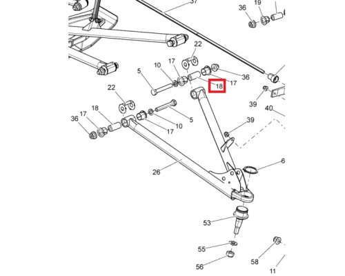 505072214 Втулка Передней Подвески Для Ski Doo