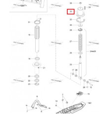 505072875 Стакан Переднего Телескопа Правый Для Ski Doo Skandic, TUNDRA