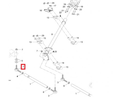 506151492 Рулевой Наконечник Для Ski Doo 414768000