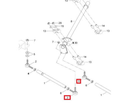 506151845 Рулевой Наконечник Для Ski Doo 414768100, 506151495