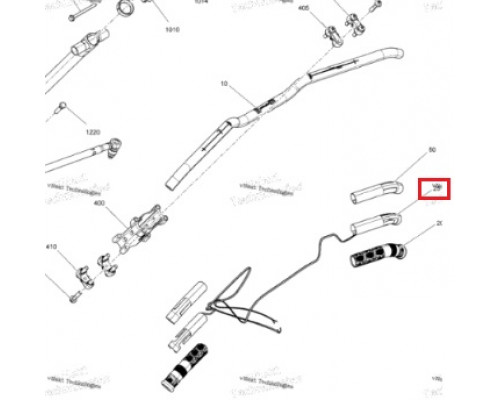 506153135 Подогрев Ручки Руля Для Ski Doo SUMMIT, FREERIDE