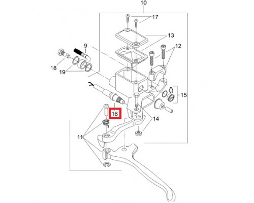 507032366 Кнопка Тормоза Для Ski Doo