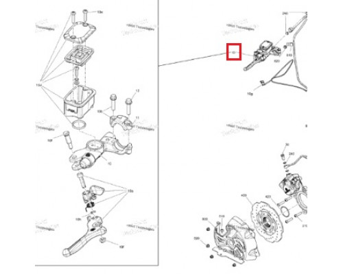 507032591 Тормозной Цилиндр Для Ski Doo