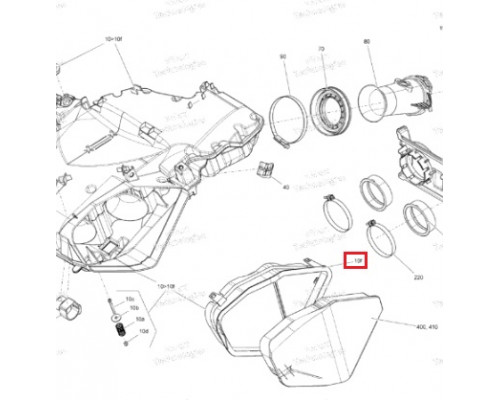 508000626 Окантовка Воздушного Фильтра Для Ski Doo