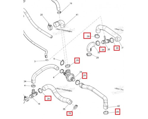 509000529 Хомут пыльника карданного вала BRP Can-Am Outlander G2 509000529