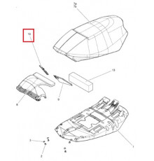 510005415 Крышка Бардачка Левая Для Ski Doo