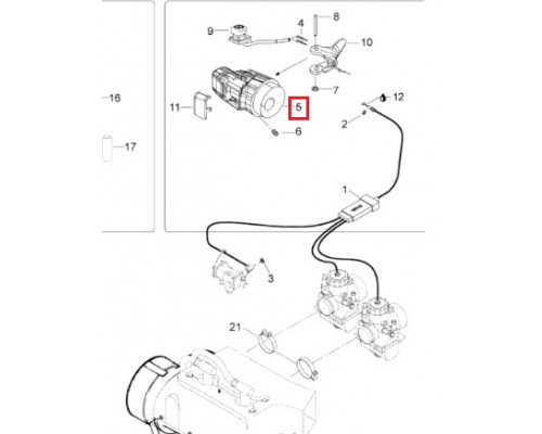 512059489 Консоль Курка Газа Для Ski Doo