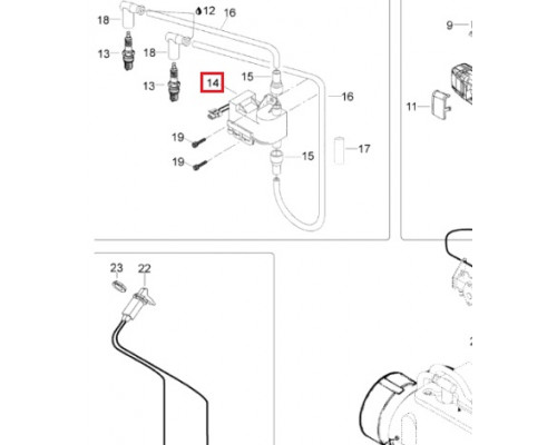 512059626 Катушка Зажигания Для Ski Doo