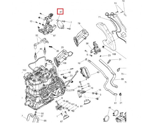 512059968 Катушка Зажигания Для Ski Doo