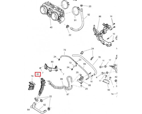 512060692 Коллектор Для Ski Doo