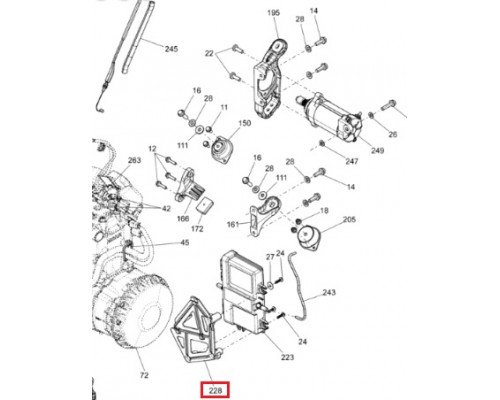512060858 Крепеж Модуля Для Ski Doo