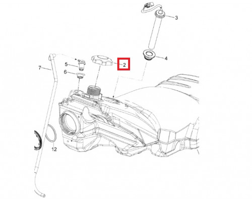 513033025 Крышка Бензобака Для Ski Doo