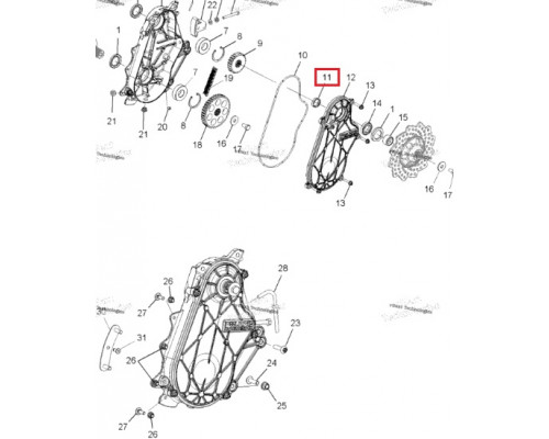 5137587 Втулка КПП Для Polaris 5136630