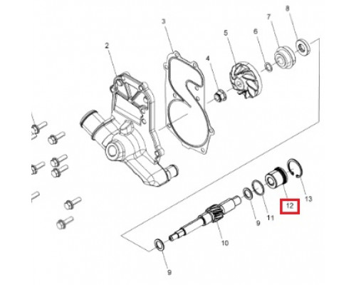 5138487 Втулка Вала Маслонасоса Для Polaris