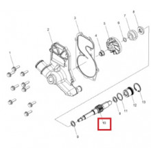 5138488 Вал Маслонасоса Для Polaris