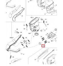 514053644 Уплотнительное Кольцо Глушителя Для Ski Doo