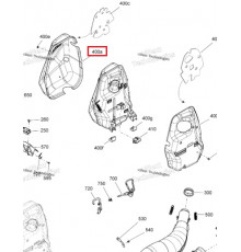 514054985 Кожух Глушителя Правый Для Ski Doo 514054434