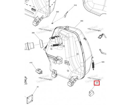 514055070 Демпфер Глушителя Для Ski Doo