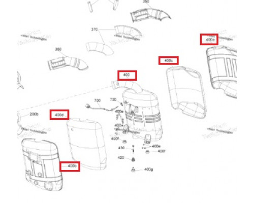 514055567 Глушитель Для Ski Doo Gen4