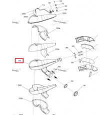 514055998 Труба Выпускной Системы Для Ski Doo 850 E-TEC