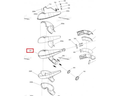 514055998 Труба Выпускной Системы Для Ski Doo 850 E-TEC