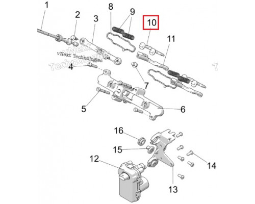 5142216 Лопатка Клапана Для Polaris 850