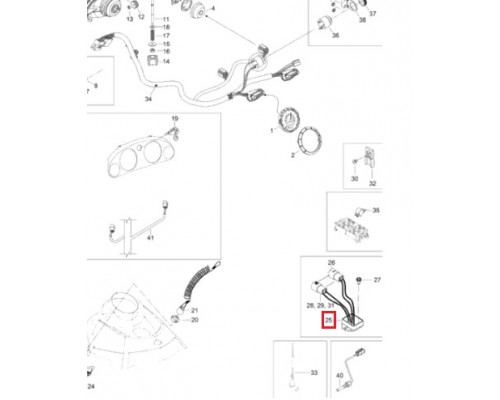 515175968 Регулятор Напряжения Для Ski Doo