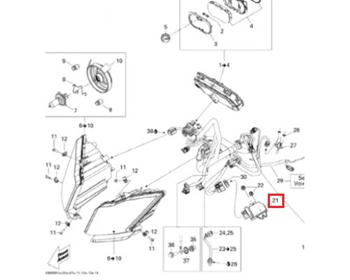 515176364 Реле Регулятор Напряжения Для Ski Doo