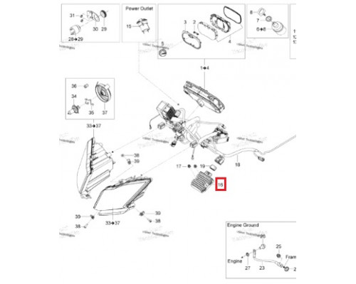 515176699 Реле Регулятор Напряжения Для Ski Doo