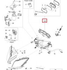 515177914 Приборная Панель Для Ski Doo 515176665, 515176753, 515176956, 515176964, 515177115, 515177171, 515177241, 515177293, 515177492, 515177527