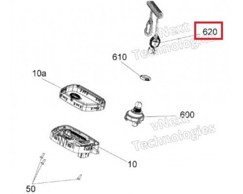 515178286 Ключ Зажигания Для Ski Doo