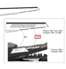 516005897 Наклейка REV XM Для Ski Doo SUMMIT
