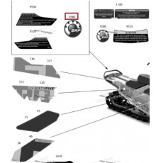 516010443 Эмблема Логотипа BRP Для Ski Doo FREERIDE, SUMMIT 204901459