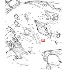 517305199 Поролон Изоляционный Задний Правой Боковой Панели Для Ski Doo