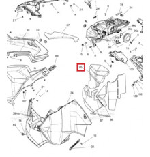 517305200 Поролон Изоляционный Верхний Левой Боковой Панели Для Ski Doo