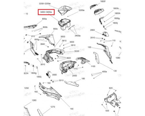 517306058 Ящик Для Ski Doo Gen4