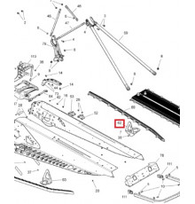 518326654 Кронштейн Правого Верхнего Катка Гусеницы Для Ski Doo