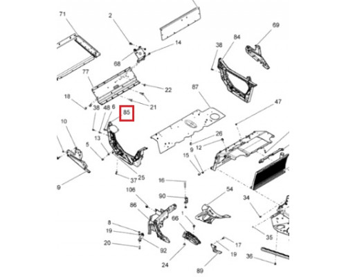 518326796 Кронштейн Двигателя Левый Для Ski Doo 518325923