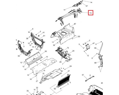 518327565 Пирамида Для Ski Doo 518326972