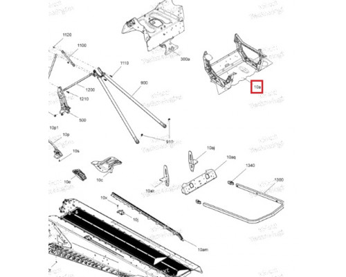 518327567 E - Модуль Рамы Для Ski Doo 518326069